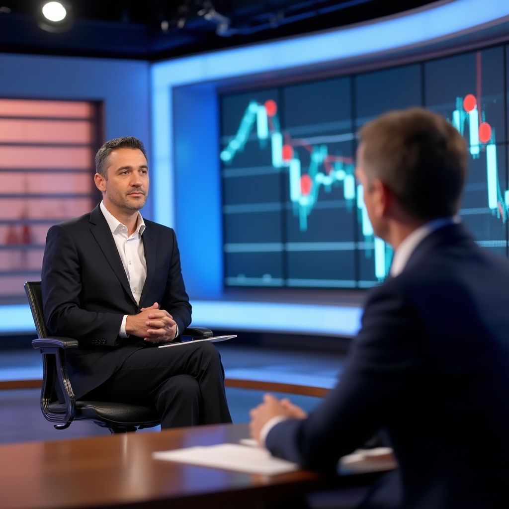 Entrevista en televisión